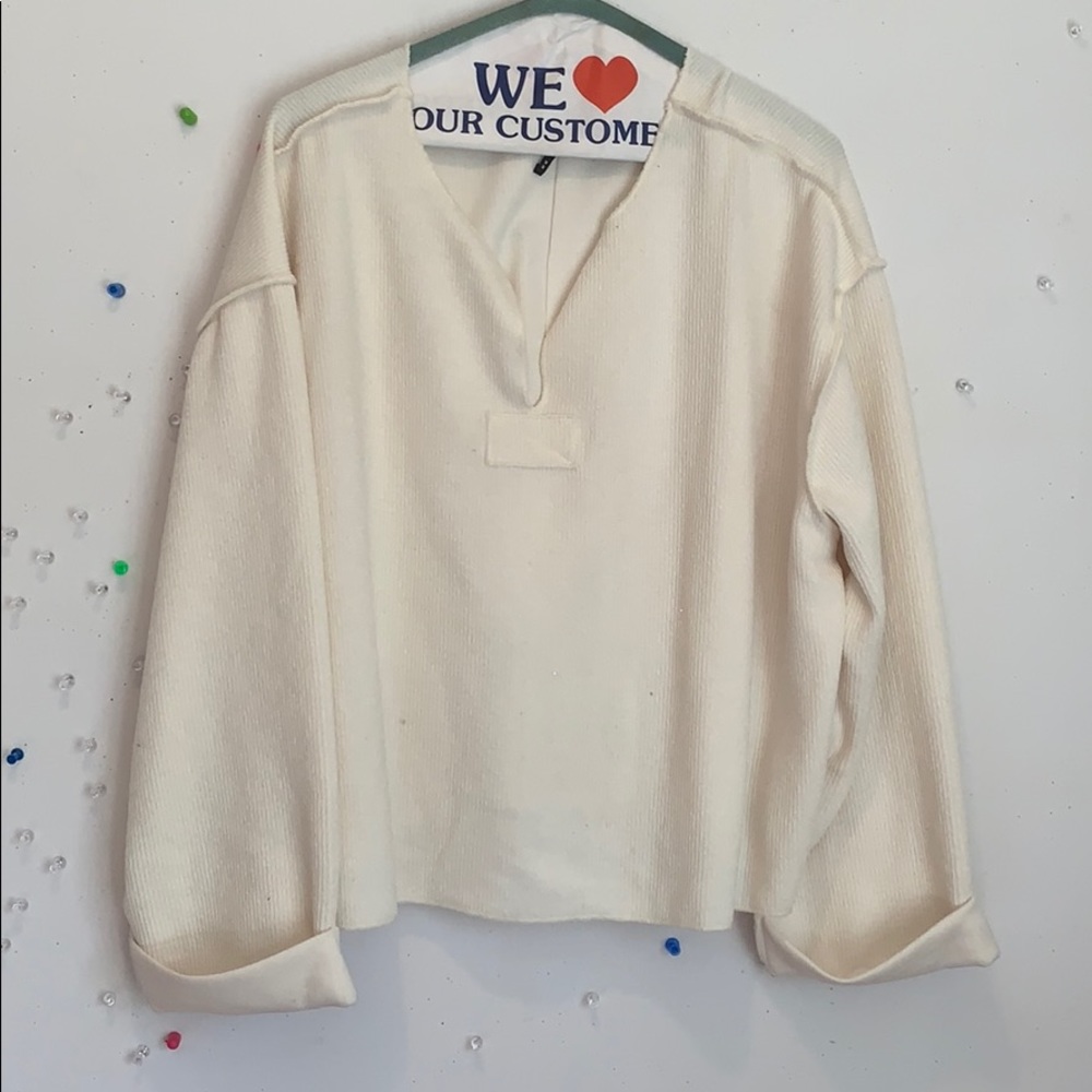 Medium Cream Sweater